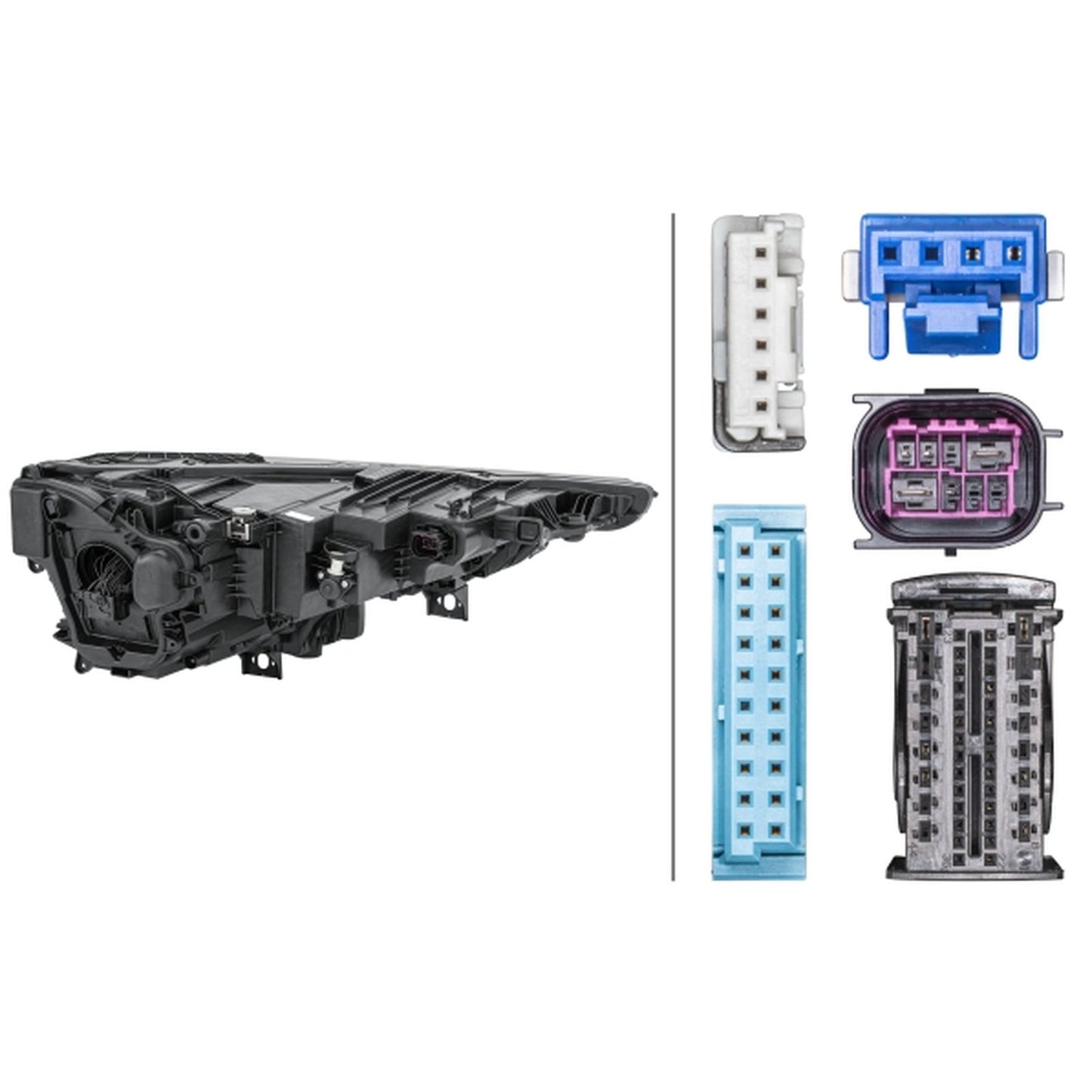 HELLA Matrix Headlight Unit - Left - 1LX354871-091