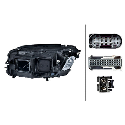 HELLA LED Headlight Unit - Right - 1LX354877-201