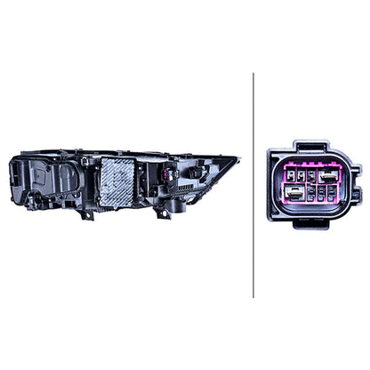 HELLA Matrix Headlight Unit - Left - 1LX354881-151