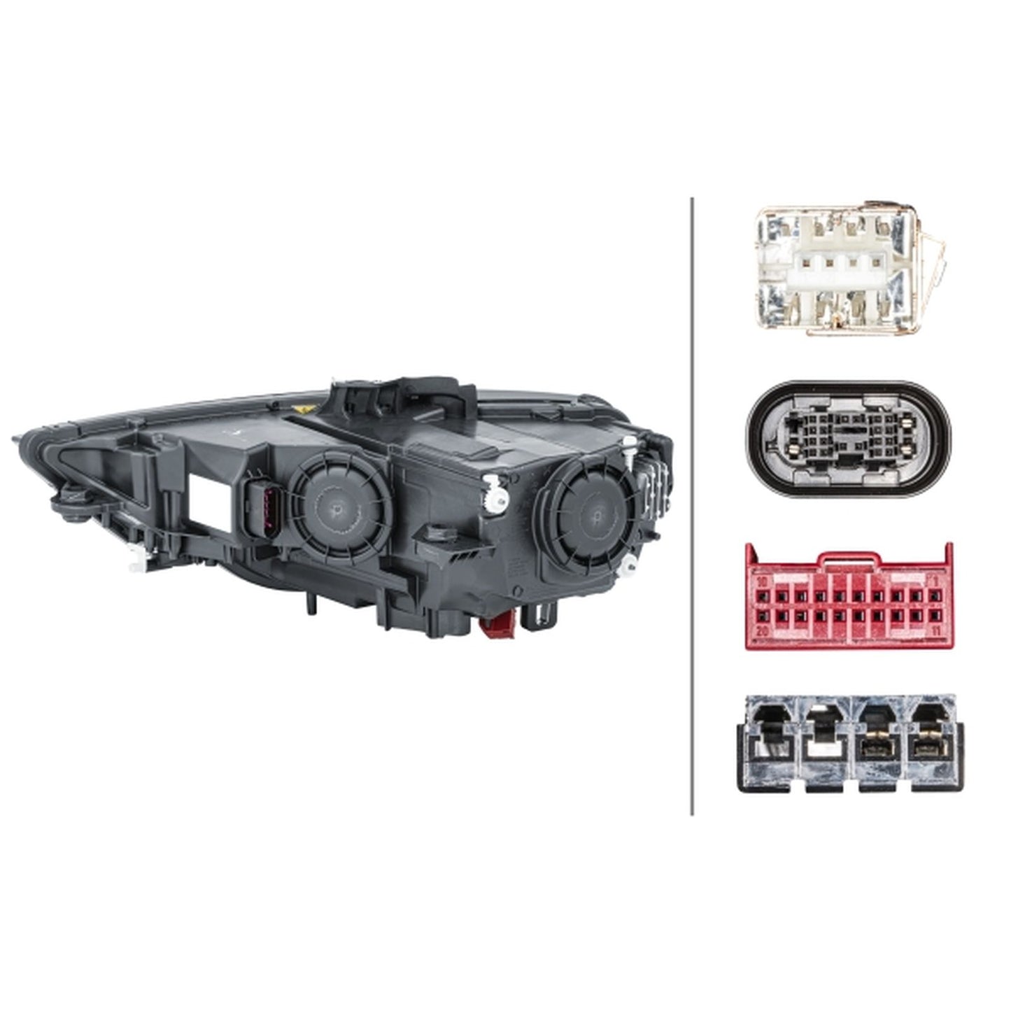 HELLA Bi-Xenon Headlight Unit - Right - 1ZS010740-661