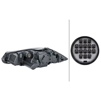 HELLA LED Headlight Unit - Right - 1ZS354815-041