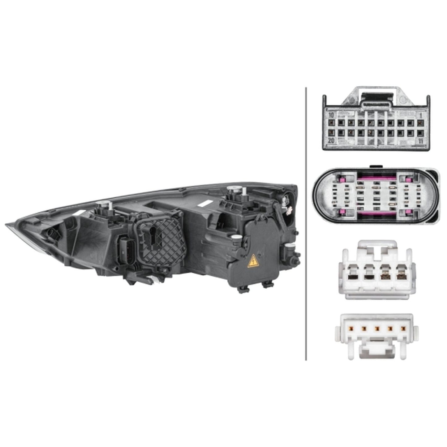 HELLA LED Headlight Unit - Right - 1ZS354838-121