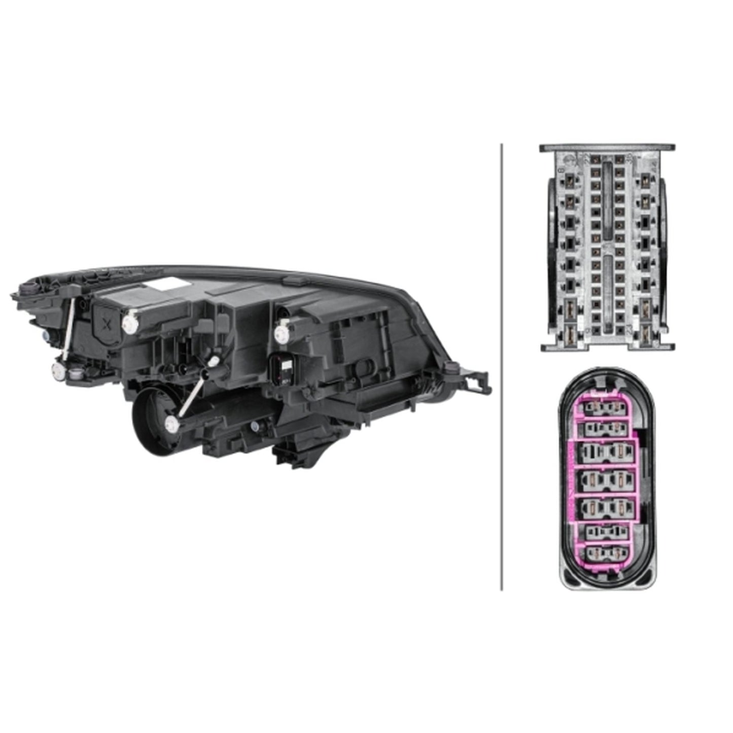HELLA LED Headlight Unit - Left - 1ZX012669-411