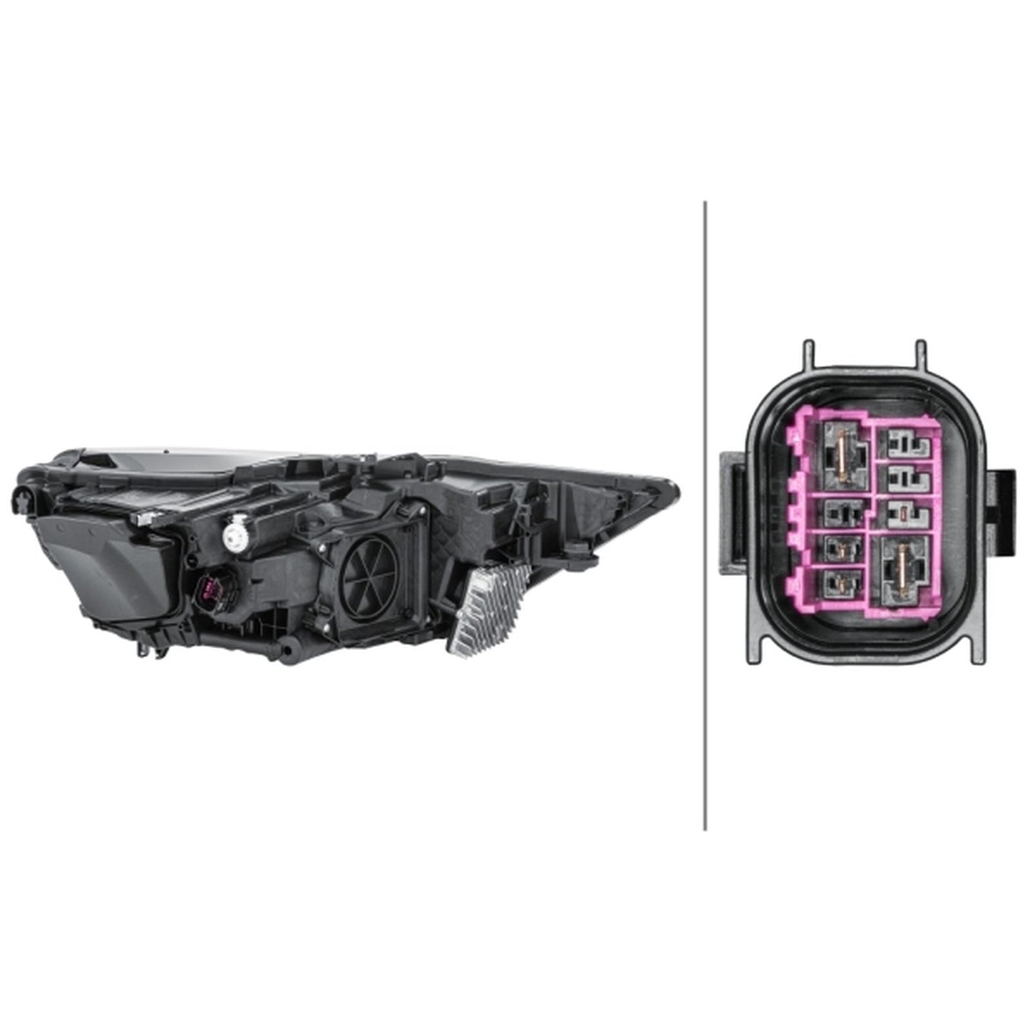 HELLA LED Headlight Unit - Left - 1ZX013376-131