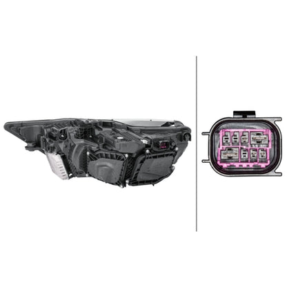 HELLA Matrix Headlight Unit - Right - 1ZX013378-141