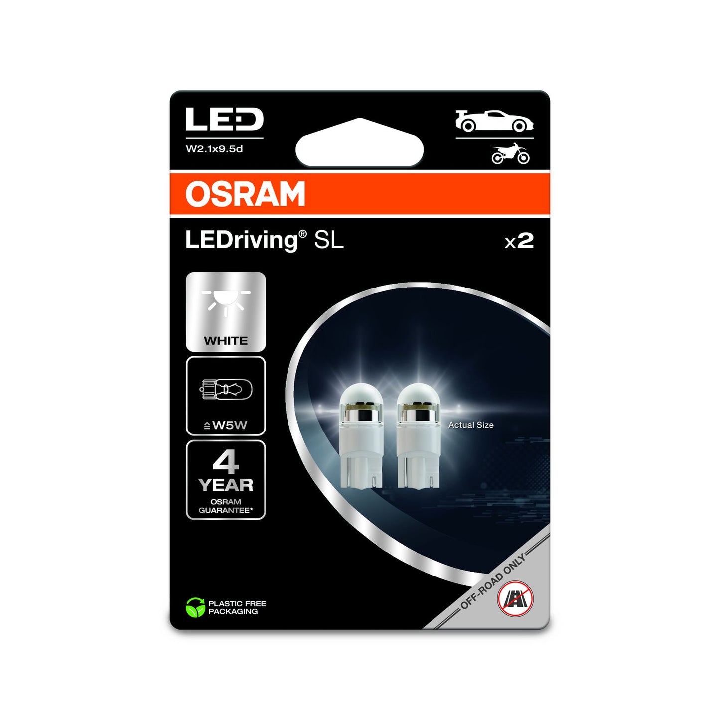 Osram LEDriving SL LED W5W Cool White (Twin)