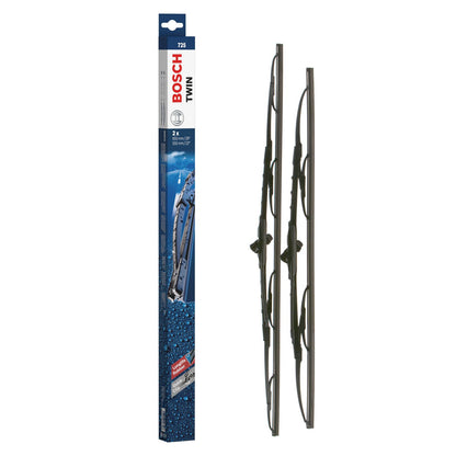 725 Bosch Twin Wiper Blades - Specific Fit Twin Pack