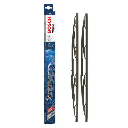 807 Bosch Twin Wiper Blades - Specific Fit Twin Pack