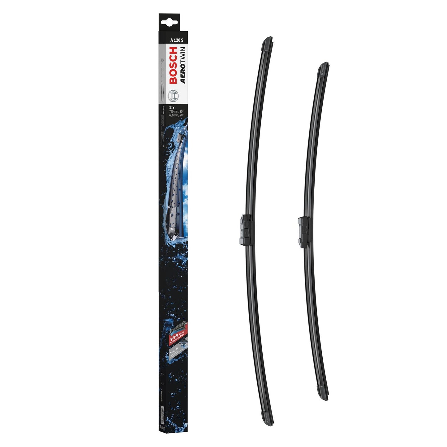 A120S Bosch Aerotwin Wiper Blades Twin Pack