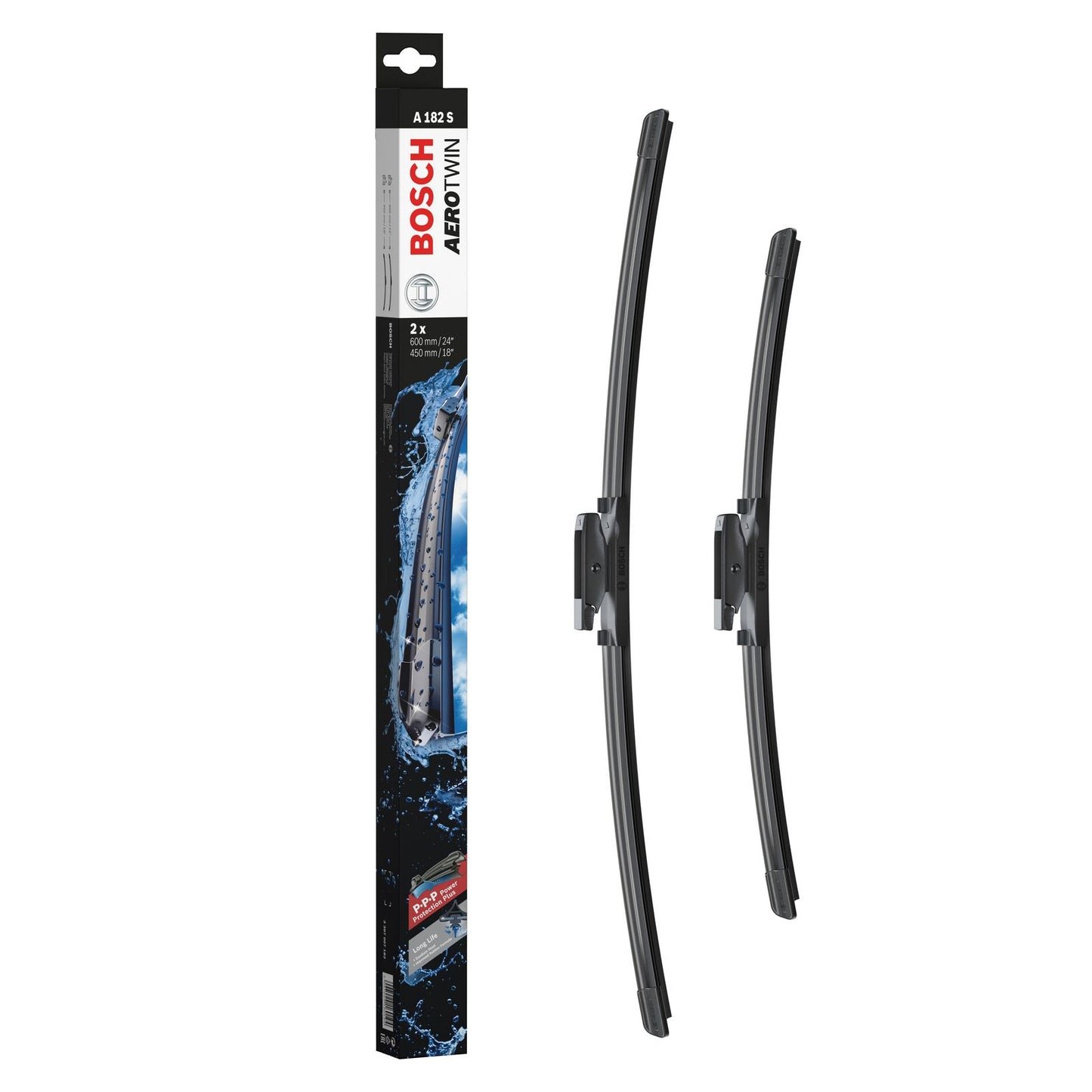 A182S Bosch Aerotwin Wiper Blades Twin Pack