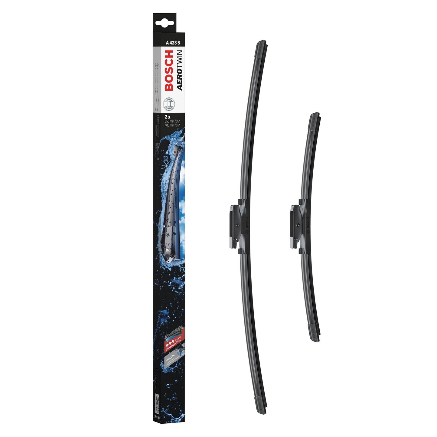 A423S Bosch Aerotwin Wiper Blades Twin Pack