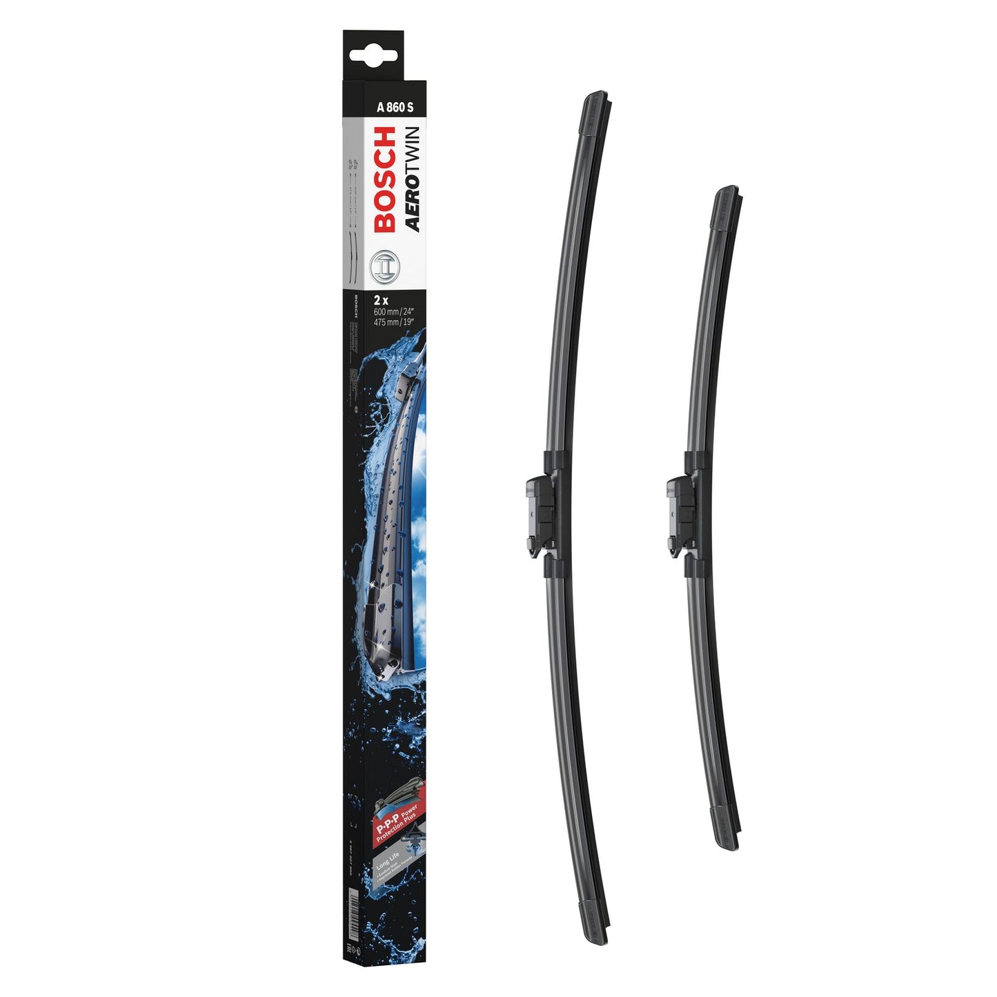 A860S Bosch Aerotwin Wiper Blades Twin Pack