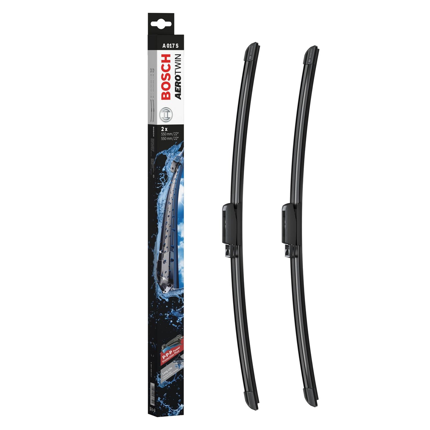 A017S Bosch Aerotwin Wiper Blades Twin Pack