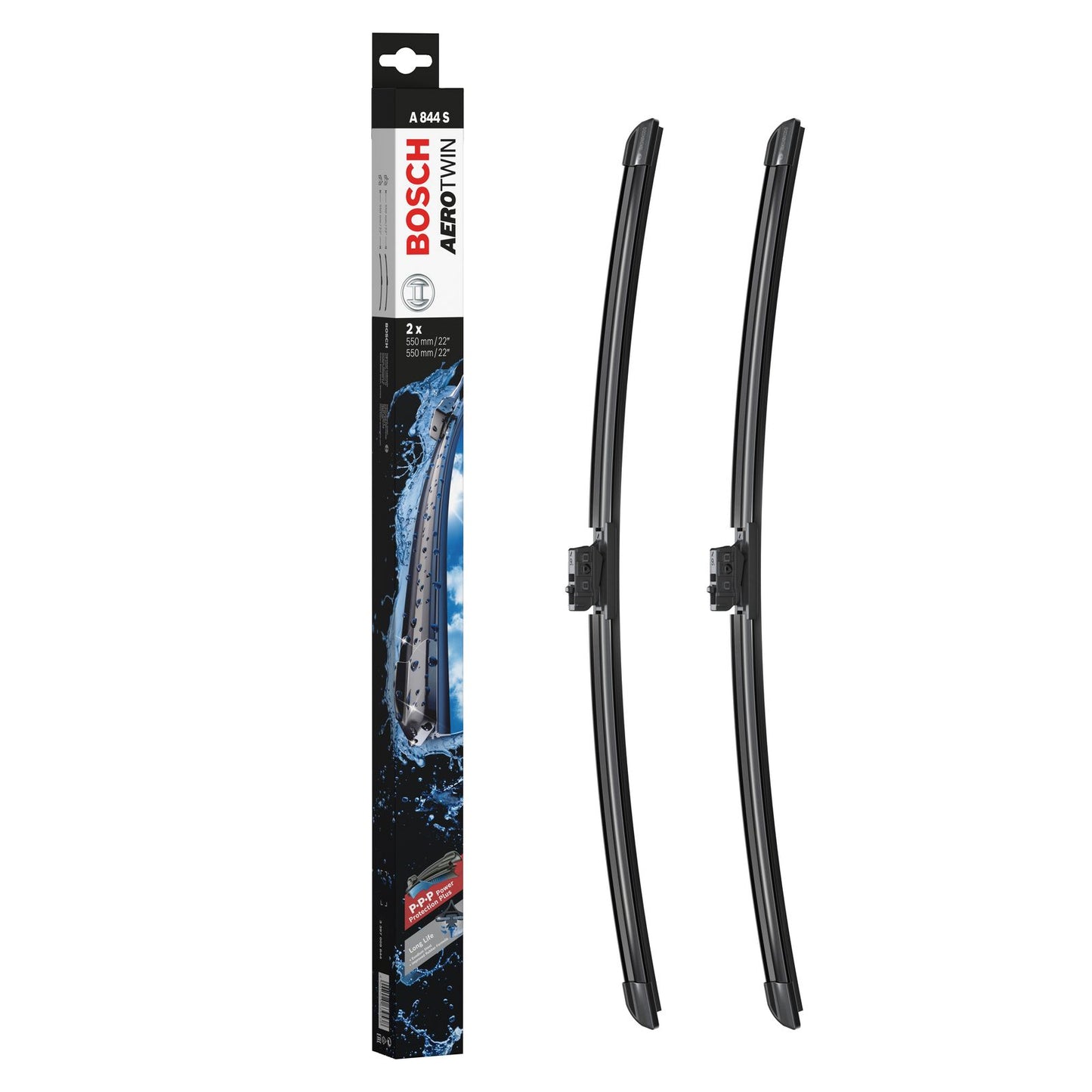 A844S Bosch Aerotwin Wiper Blades Twin Pack