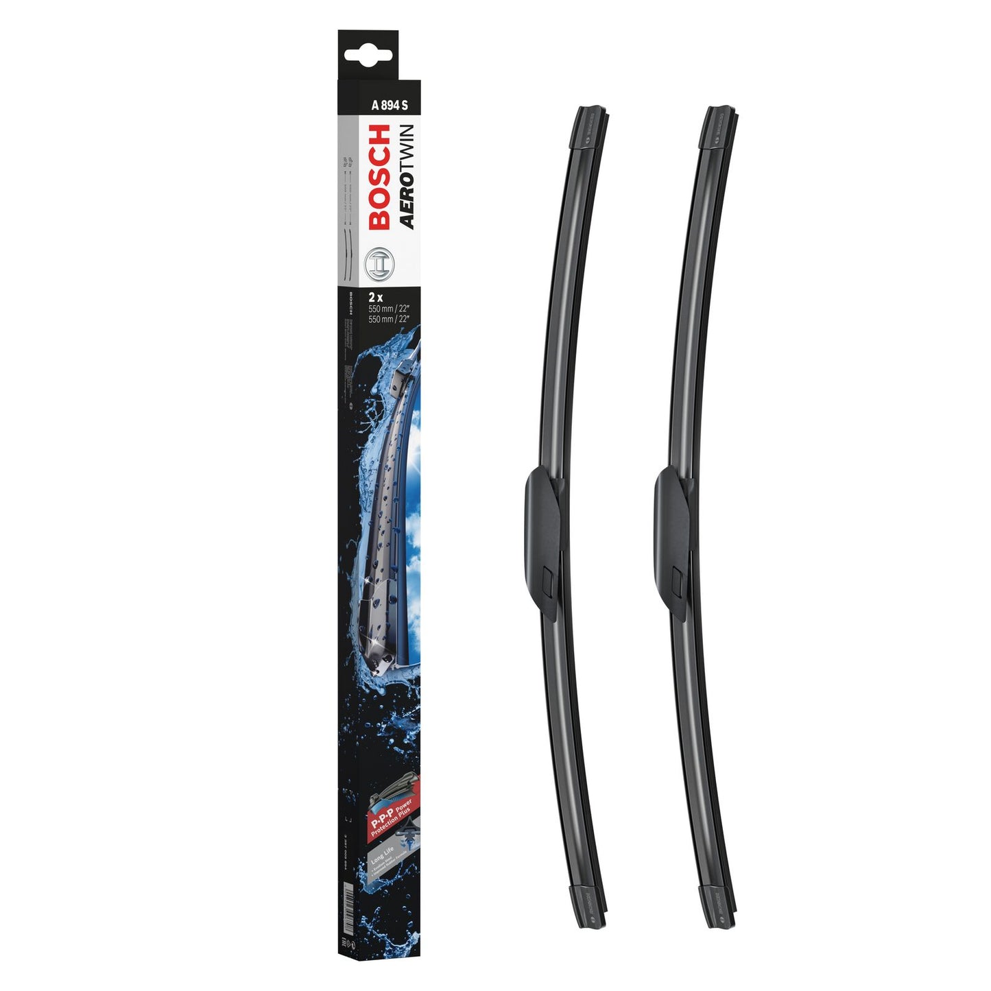 A894S Bosch Aerotwin Wiper Blades Twin Pack