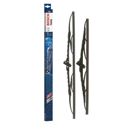 704 Bosch Twin Wiper Blades - Specific Fit Twin Pack