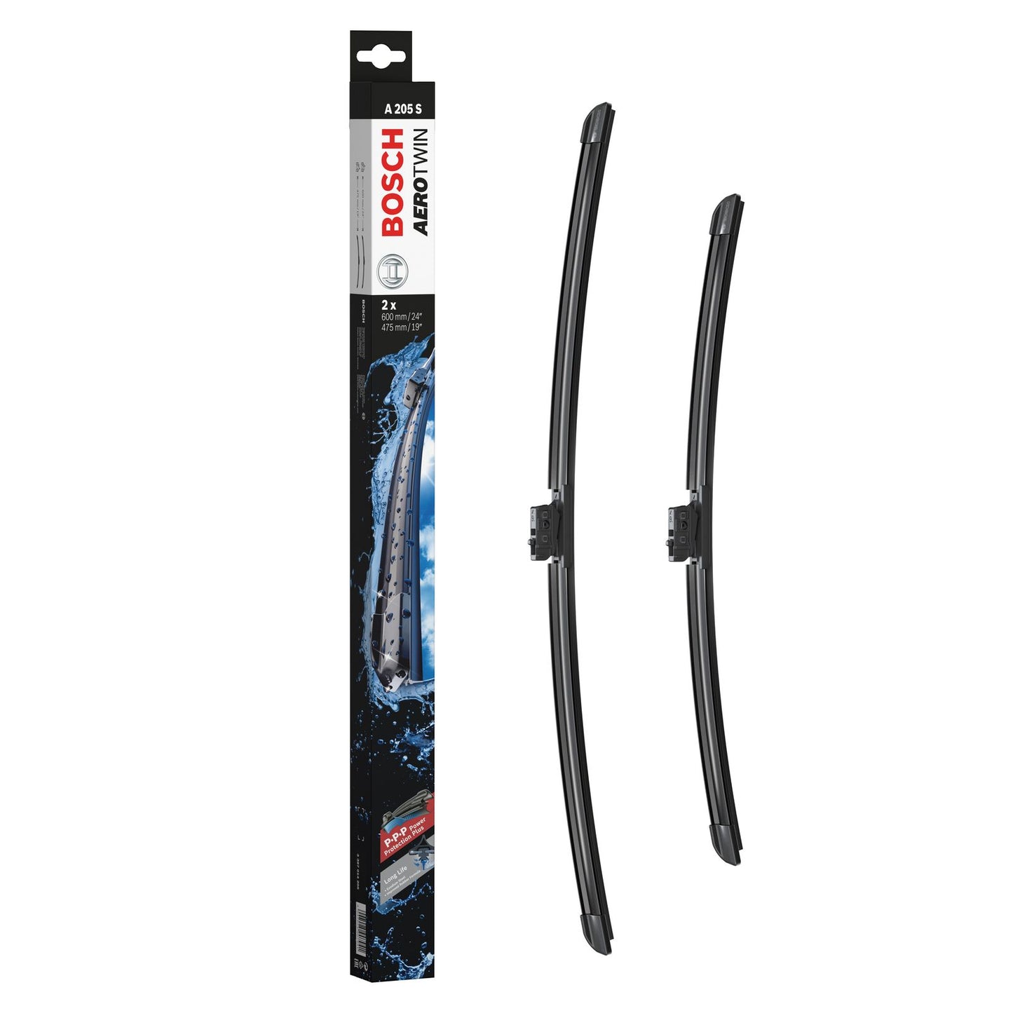 A205S Bosch Aerotwin Wiper Blades Twin Pack