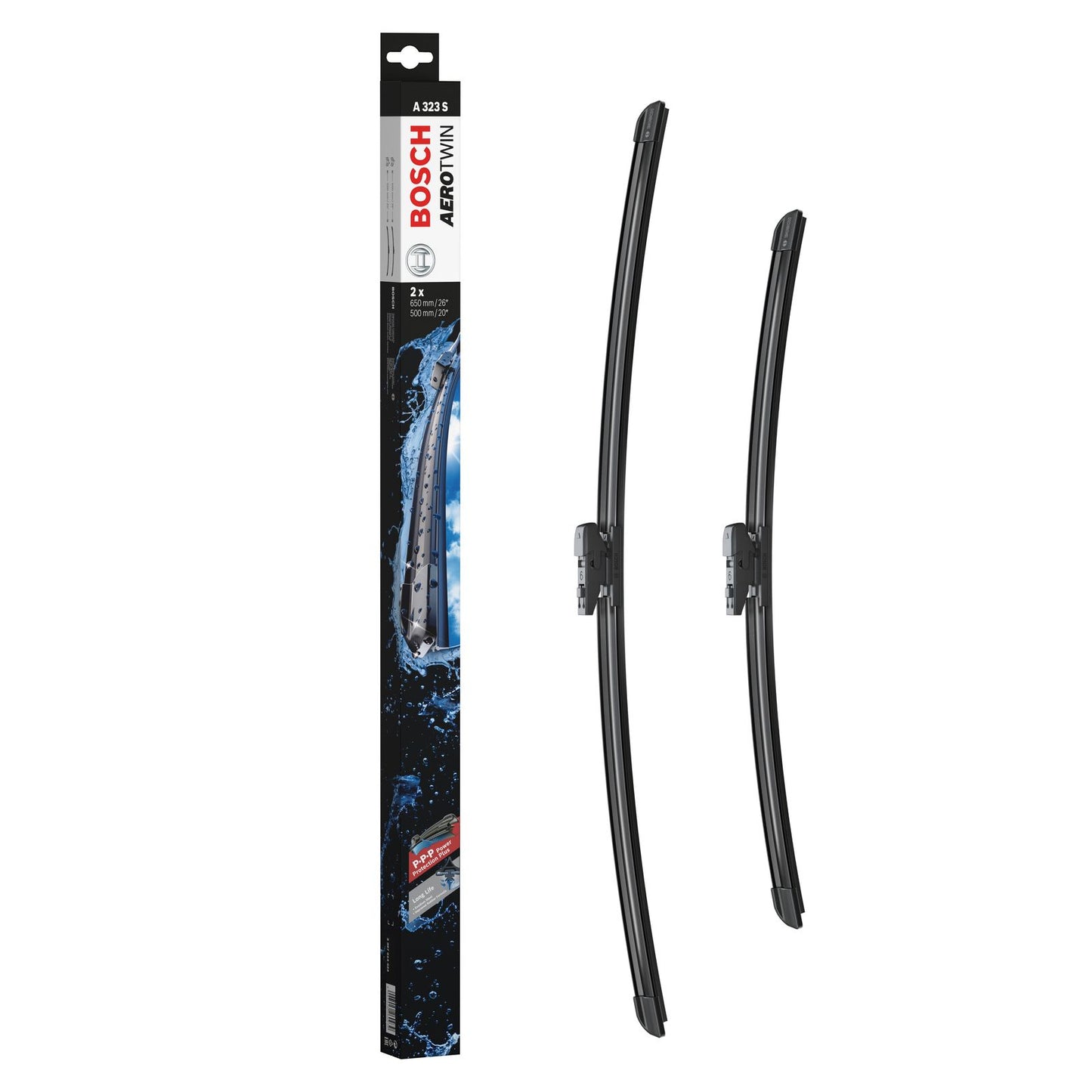 A323S Bosch Aerotwin Wiper Blades Twin Pack