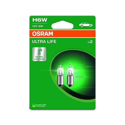 Osram Ultra Life H6W (Twin)