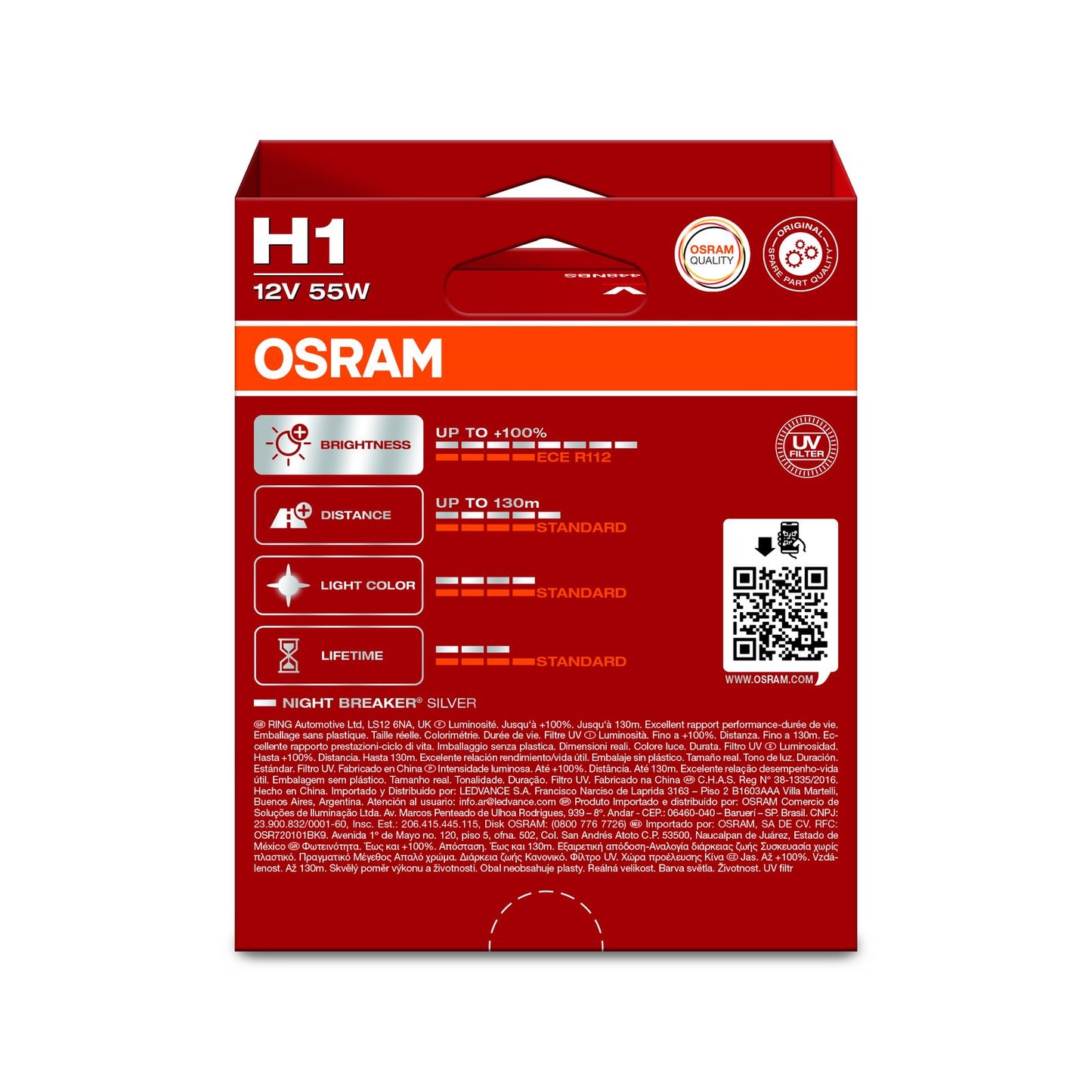 Osram Night Breaker Silver H1 (Twin)