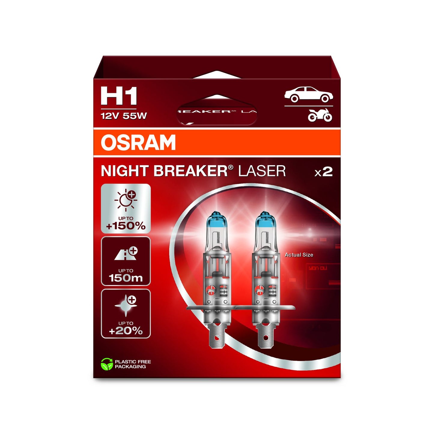 Osram Night Breaker Laser +150% H1 (Twin)