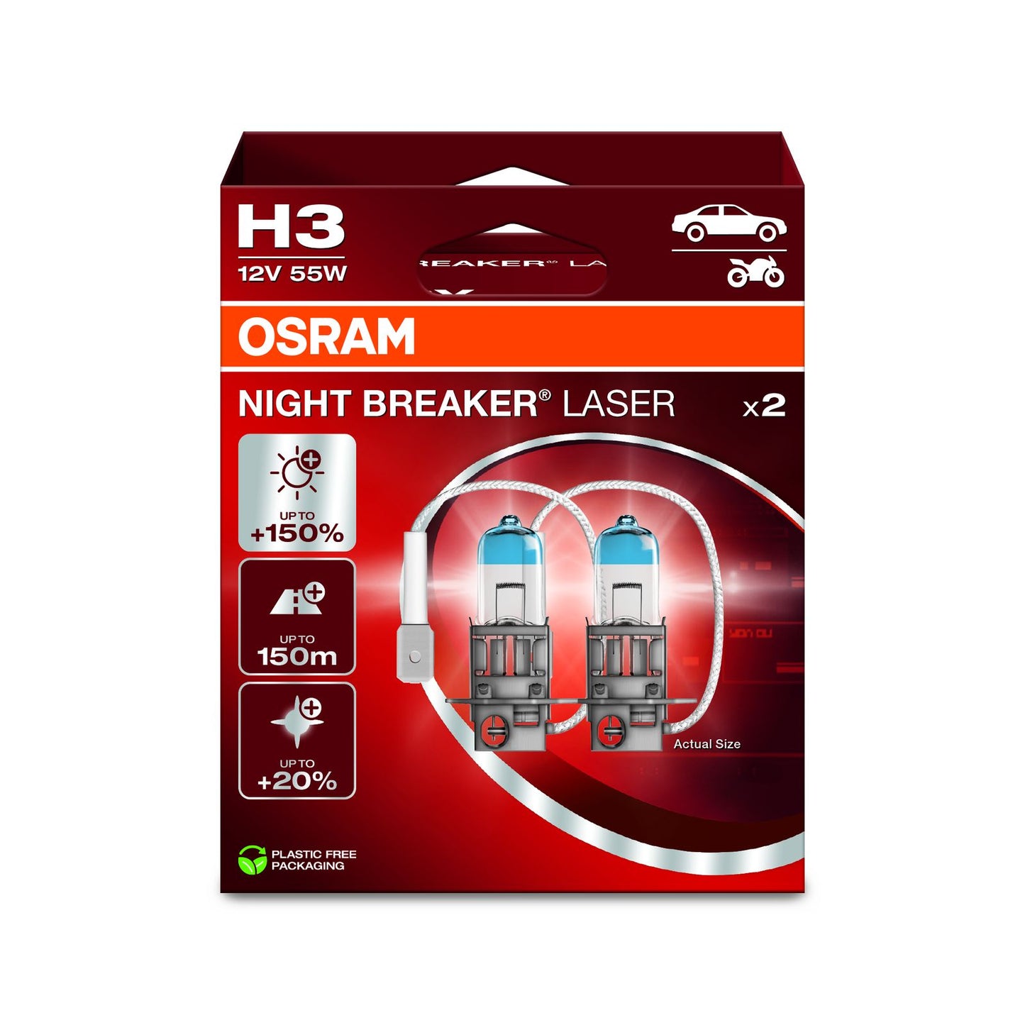 Osram Night Breaker Laser H3 (Twin)