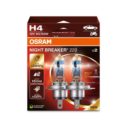 Osram Night Breaker 220 H4 (Twin)