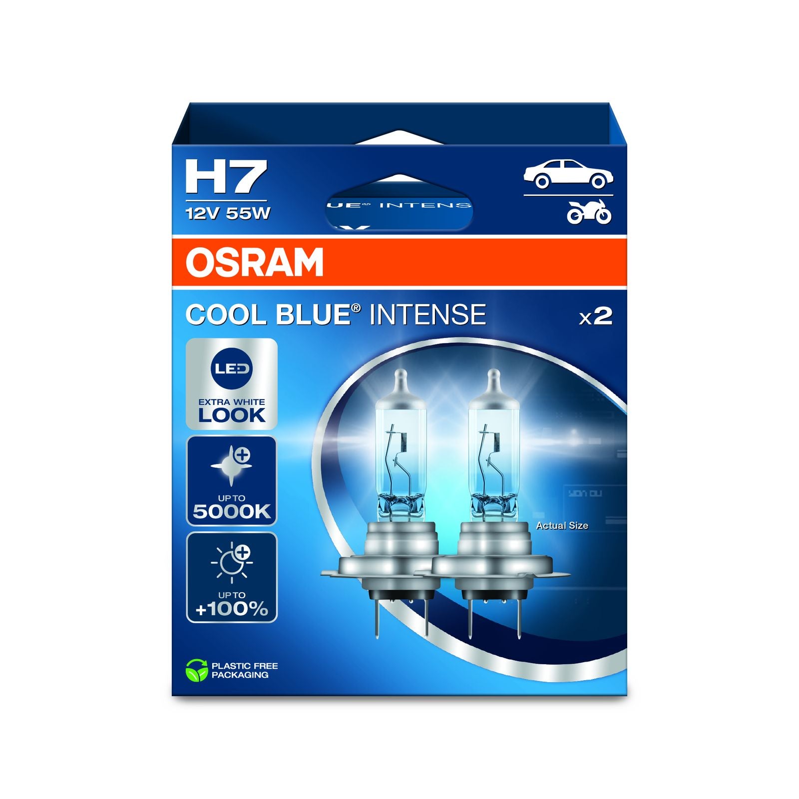 OSRAM Cool Blue Intense Next Gen H7 (Twin) | PowerBulbs UK