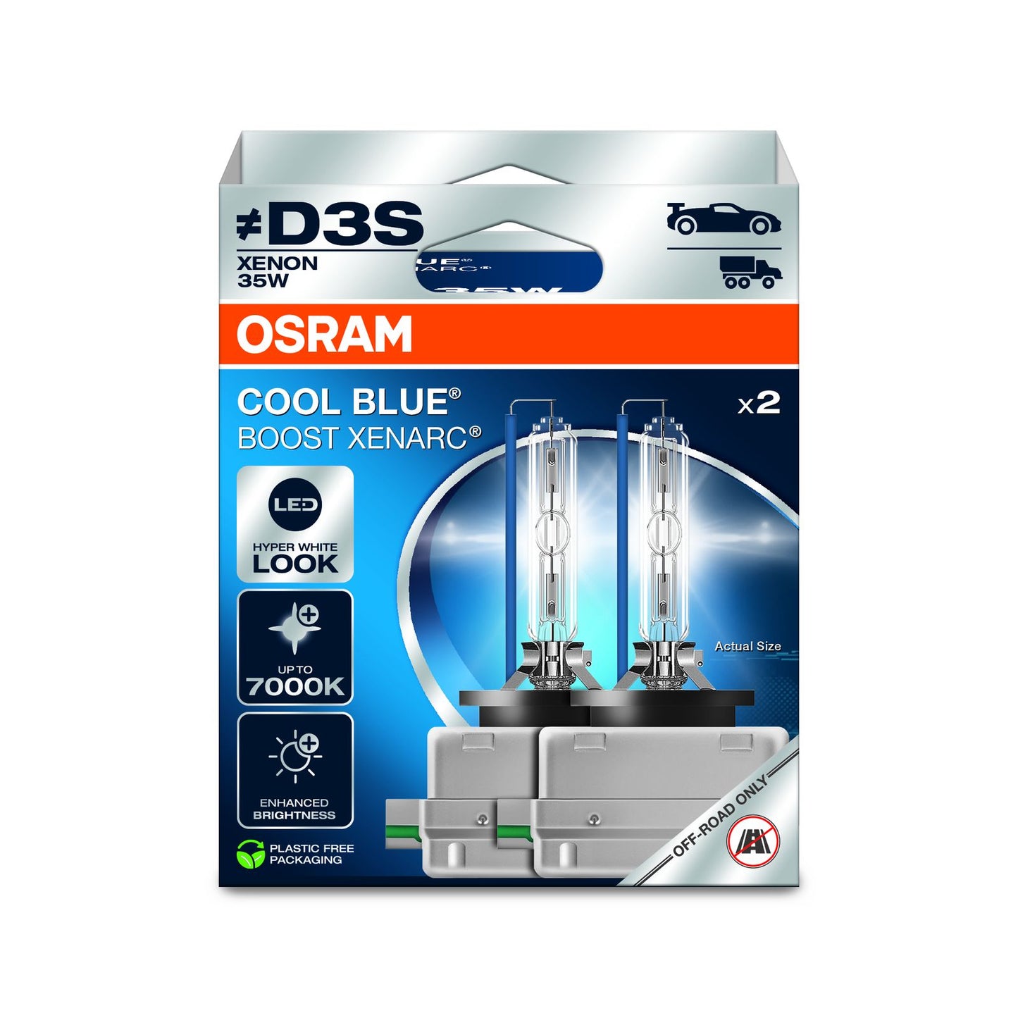 Osram Xenarc Cool Blue Boost D3S (Twin)