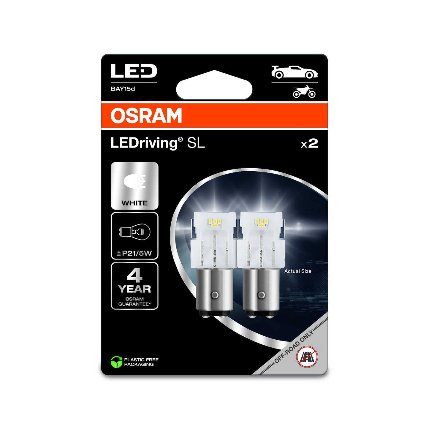 Osram LEDriving SL LED P21/5W Cool White (Twin)