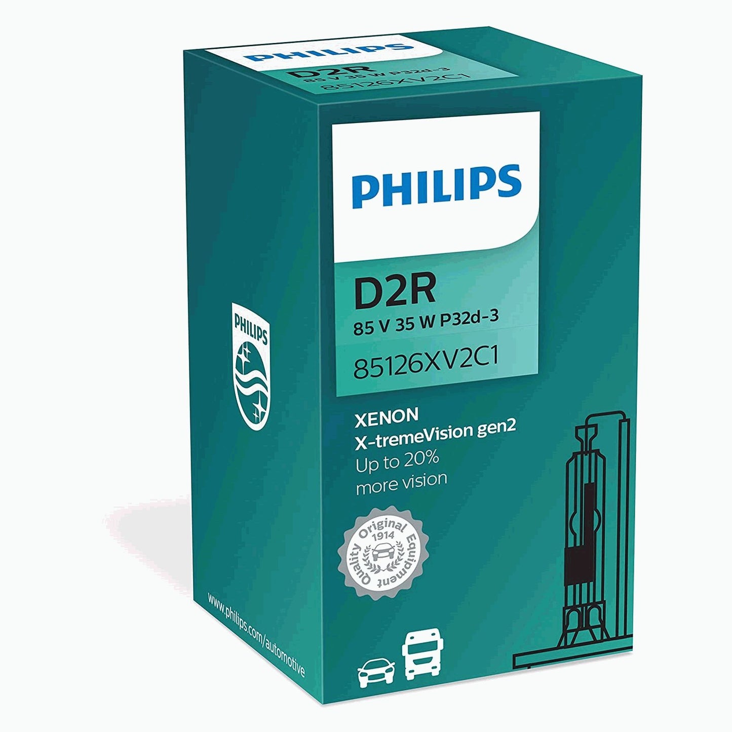 Philips Xenon X-tremeVision gen2 D2R (Single)