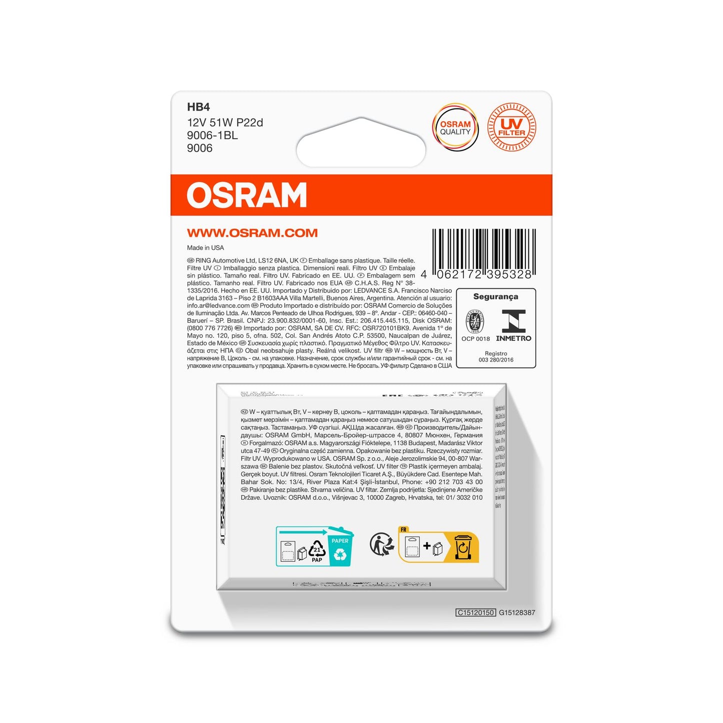 Osram Original HB4 (9006) (Single)