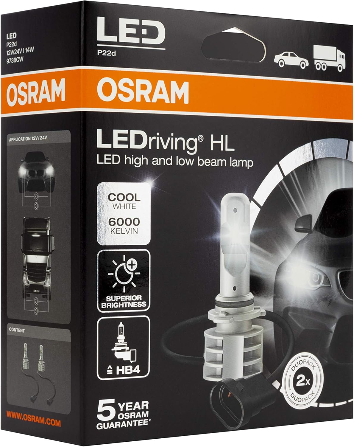 Osram LEDriving HL LED HB4 (Twin)