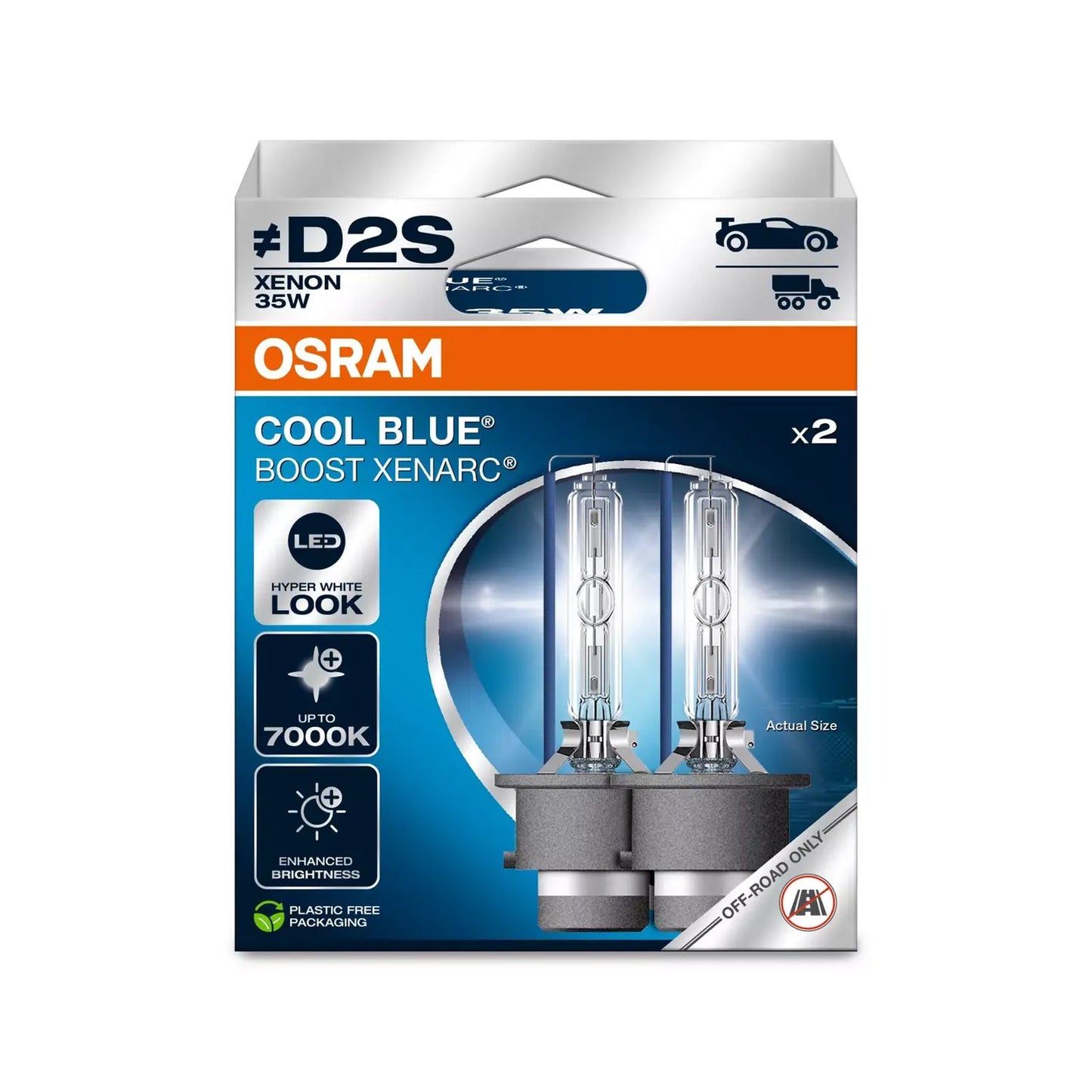 Osram Xenarc Cool Blue Boost D2S (Twin)