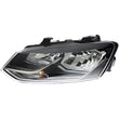 HELLA Halogen Headlight Unit - Right - 1LB012034-041