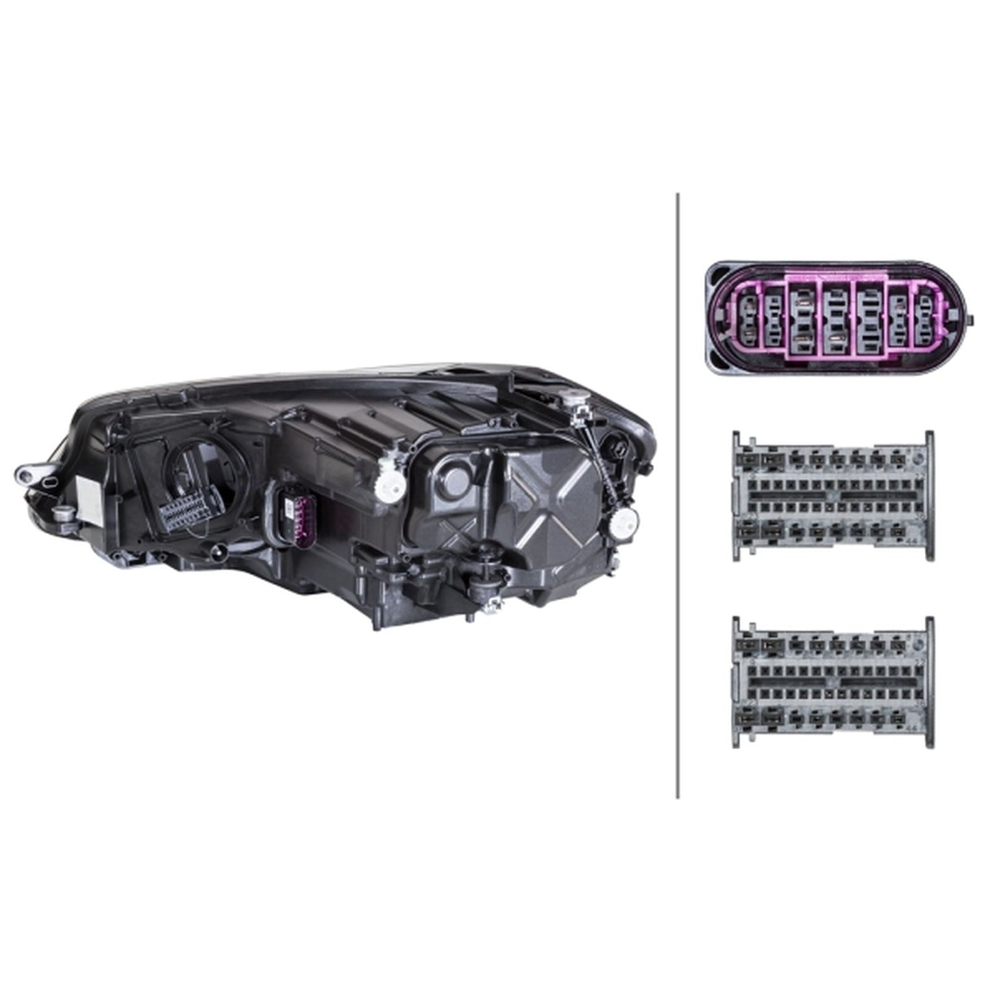 HELLA LED Headlight Unit - Right - 1ZX013924-281