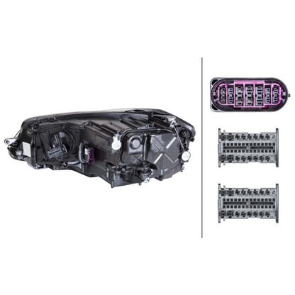 HELLA LED Headlight Unit - Right - 1ZX013924-281