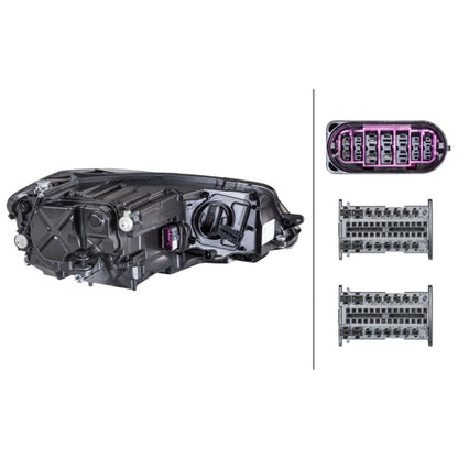 HELLA LED Headlight Unit - Left - 1ZX013924-271