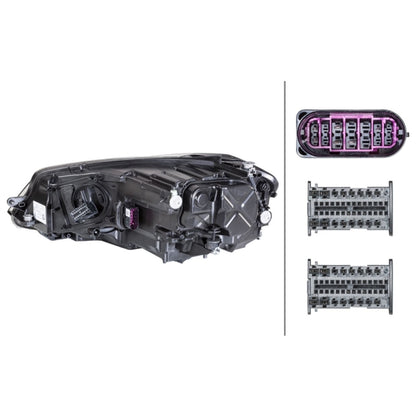 HELLA LED Headlight Unit - Right - 1ZX013924-241