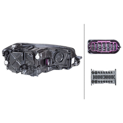 HELLA LED Headlight Unit - Left - 1LX013924-311