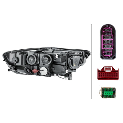 HELLA LED Headlight Unit - Right - 1LL011150-381
