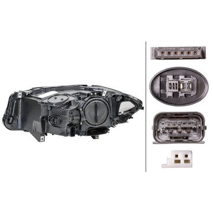 HELLA LED Headlight Unit - Right - 1LL010131-541