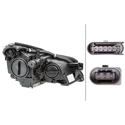 HELLA Halogen Headlight Unit - Left - 1LS008821-331