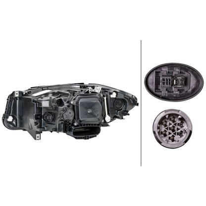 HELLA LED Headlight Unit - Right - 1LL011087-741