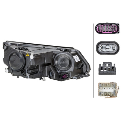 HELLA Bi-Xenon Headlight Unit - Left - 1ZS010748-331