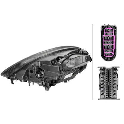 HELLA LED Headlight Unit - Right - 1EX012222-421