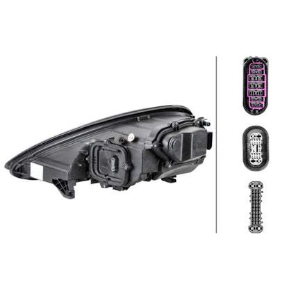 HELLA LED Headlight Unit - Right - 1EX011099-161