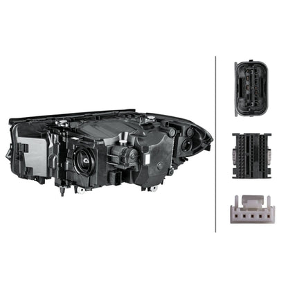 HELLA LED Headlight Unit - Right - 1LX354836-081