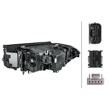 HELLA LED Headlight Unit - Right - 1LX354836-041
