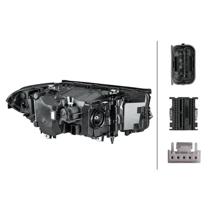 HELLA LED Headlight Unit - Left - 1LX354836-031